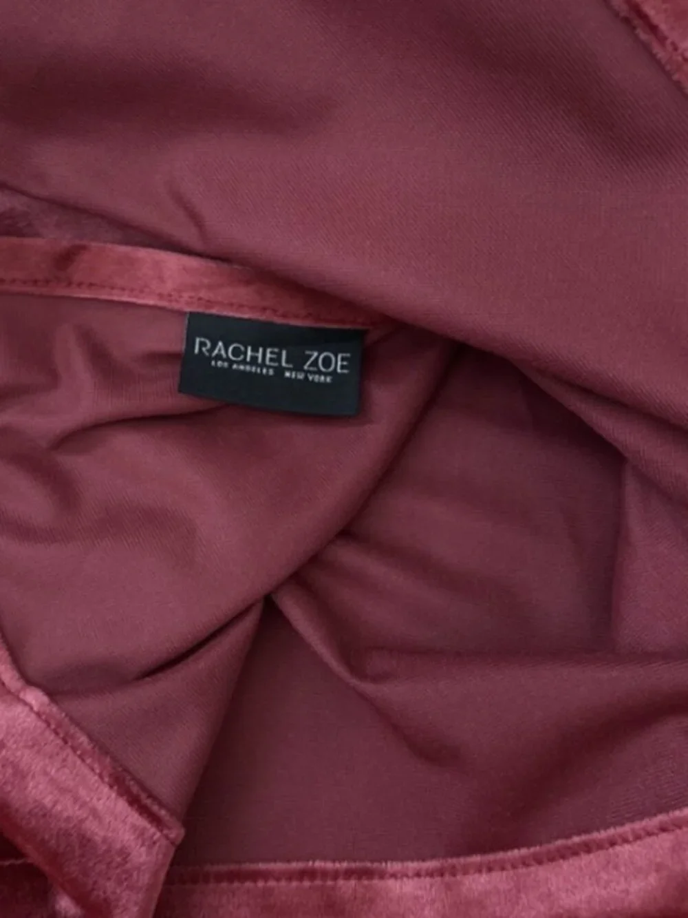 Rachel Zoe Luxury Velvet Red Window Curtains Back Tab Panel Drapes New 38